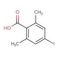 Chemical structure of 4-iodo-2,6-dimethylbenzoic acid - CSSB00020743405