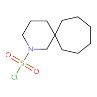 Chemical structure of 2-azaspiro[5.6]dodecane-2-sulfonyl chloride - CSSB14975744583
