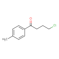 Chemical structure of 4-chloro-1-(4-methylphenyl)butan-1-one - CSSB00011215138