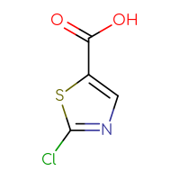 Chemical structure of 2-chloro-1,3-thiazole-5-carboxylic acid - CSSB00000066842