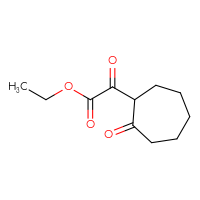 Chemical structure of ethyl 2-oxo-2-(2-oxocycloheptyl)acetate - CSSB00011538977