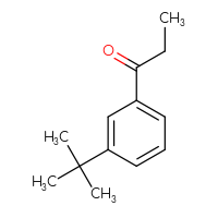 Chemical structure of 1-(3-tert-butylphenyl)propan-1-one - CSSB00000106496
