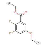 Chemical structure of ethyl 5-ethoxy-2,3-difluorobenzoate - CSSB00135196757