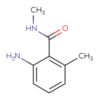 Chemical structure of 2-amino-N,6-dimethylbenzamide - CSSB00000749897
