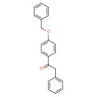 Chemical structure of 1-[4-(benzyloxy)phenyl]-2-phenylethan-1-one - CSSB00012927130