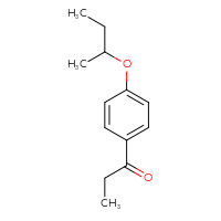 Chemical structure of 1-[4-(butan-2-yloxy)phenyl]propan-1-one - CSSB00011236618