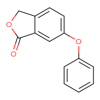 Chemical structure of 6-phenoxy-1,3-dihydro-2-benzofuran-1-one - CSSB00134613691