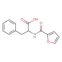 Chemical structure of 2-[(furan-2-yl)formamido]-3-phenylpropanoic acid - CSSB00000595019