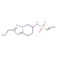 Chemical structure of N-{2-ethyl-5H,6H,7H,8H-[1,2,4]triazolo[1,5-a]pyridin-6-yl}ethene-1-sulfonamide - CSSB21332071264