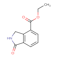 Chemical structure of ethyl 1-oxo-2,3-dihydro-1H-isoindole-4-carboxylate - CSSB00010155137
