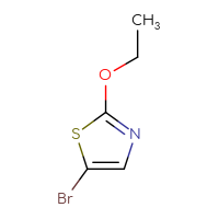 Chemical structure of 5-bromo-2-ethoxy-1,3-thiazole - CSSB00010238082