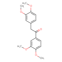 Chemical structure of 1,2-bis(3,4-dimethoxyphenyl)ethan-1-one - CSSB00121613787