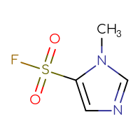Chemical structure of 1-methyl-1H-imidazole-5-sulfonyl fluoride - CSSB00021353930