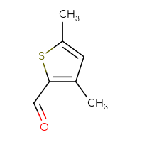 Chemical structure of 3,5-dimethylthiophene-2-carbaldehyde - CSSB00012004363