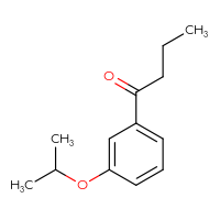 Chemical structure of 1-[3-(propan-2-yloxy)phenyl]butan-1-one - CSSB00012361171