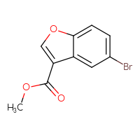 Chemical structure of methyl 5-bromo-1-benzofuran-3-carboxylate - CSSB00010080529