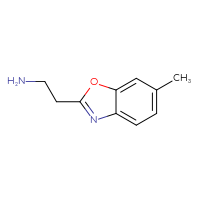 Chemical structure of 2-(6-methyl-1,3-benzoxazol-2-yl)ethan-1-amine - CSSB00000765343