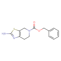 Chemical structure of benzyl 2-amino-4H,5H,6H,7H-[1,3]thiazolo[5,4-c]pyridine-5-carboxylate - CSSB00012361222