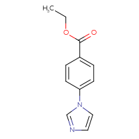 Chemical structure of ethyl 4-(1H-imidazol-1-yl)benzoate - CSSB00010007804