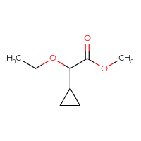 Chemical structure of methyl 2-cyclopropyl-2-ethoxyacetate - CSSB00012326751