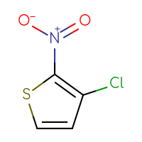 Chemical structure of 3-chloro-2-nitrothiophene - CSSB00000077107