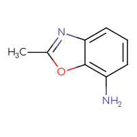 Chemical structure of 2-methyl-1,3-benzoxazol-7-amine - CSSB00000098848