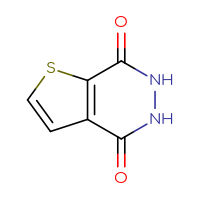 Chemical structure of 4H,5H,6H,7H-thieno[2,3-d]pyridazine-4,7-dione - CSSB00010291948
