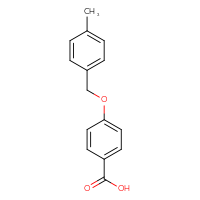 Chemical structure of 4-[(4-methylphenyl)methoxy]benzoic acid - CSSB00000490801