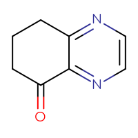 Chemical structure of 5,6,7,8-tetrahydroquinoxalin-5-one - CSSB00009878929