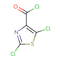Chemical structure of dichloro-1,3-thiazole-4-carbonyl chloride - CSSB00010069136