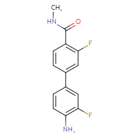 Chemical structure of 4'-amino-3,3'-difluoro-N-methyl-[1,1'-biphenyl]-4-carboxamide - CSSB06584711888