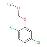 Chemical structure of 1,4-dichloro-2-(methoxymethoxy)benzene - CSSB00000148009