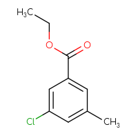 Chemical structure of ethyl 3-chloro-5-methylbenzoate - CSSB00012002884