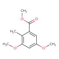 Chemical structure of methyl 3,5-dimethoxy-2-methylbenzoate - CSSB00010889477