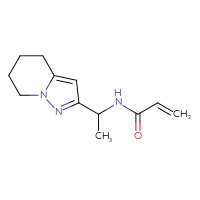 Chemical structure of N-(1-{4H,5H,6H,7H-pyrazolo[1,5-a]pyridin-2-yl}ethyl)prop-2-enamide - CSSB00103331178