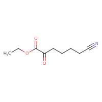 Chemical structure of ethyl 6-cyano-2-oxohexanoate - CSSB00000077429