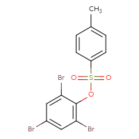 Chemical structure of 2,4,6-tribromophenyl 4-methylbenzene-1-sulfonate - CSSB00009811755
