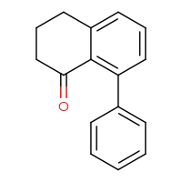 Chemical structure of 8-phenyl-1,2,3,4-tetrahydronaphthalen-1-one - CSSB06584112392