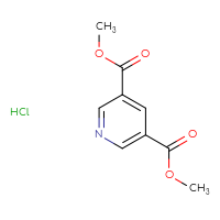 Chemical structure of 3,5-dimethyl pyridine-3,5-dicarboxylate hydrochloride - CSSB00025726194