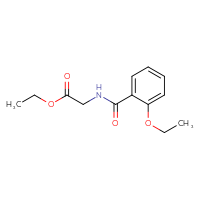 Chemical structure of ethyl 2-[(2-ethoxyphenyl)formamido]acetate - CSSB00000590255