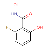 Chemical structure of 2-fluoro-N,6-dihydroxybenzamide - CSSB00013054560