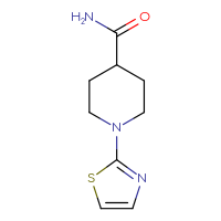 Chemical structure of 1-(1,3-thiazol-2-yl)piperidine-4-carboxamide - CSSB00103321049