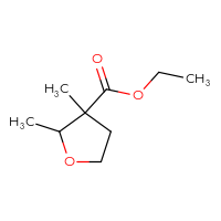 Chemical structure of ethyl 2,3-dimethyloxolane-3-carboxylate - CSSB00015438959