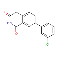 Chemical structure of 7-(3-chlorophenyl)-1,2,3,4-tetrahydroisoquinoline-1,3-dione - CSSB06585806912