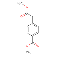 Chemical structure of methyl 4-(2-methoxy-2-oxoethyl)benzoate - CSSB00010185683