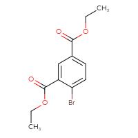 Chemical structure of 1,3-diethyl 4-bromobenzene-1,3-dicarboxylate - CSSB00160997961