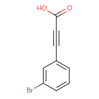 Chemical structure of 3-(3-bromophenyl)prop-2-ynoic acid - CSSB00012100324