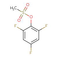 Chemical structure of 2,4,6-trifluorophenyl methanesulfonate - CSSB15024375154