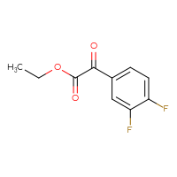 Chemical structure of ethyl 2-(3,4-difluorophenyl)-2-oxoacetate - CSSB00000209843