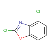 Chemical structure of 2,4-dichloro-1,3-benzoxazole - CSSB00009841092
